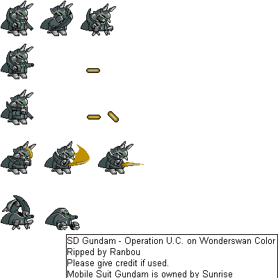 SD Gundam: Operation U.C. - Bound Doc (Gates)