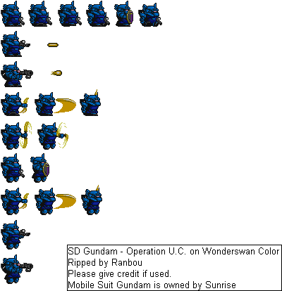 SD Gundam: Operation U.C. - Gelgoog (Blue)