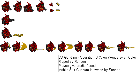 SD Gundam: Operation U.C. - Sazabi