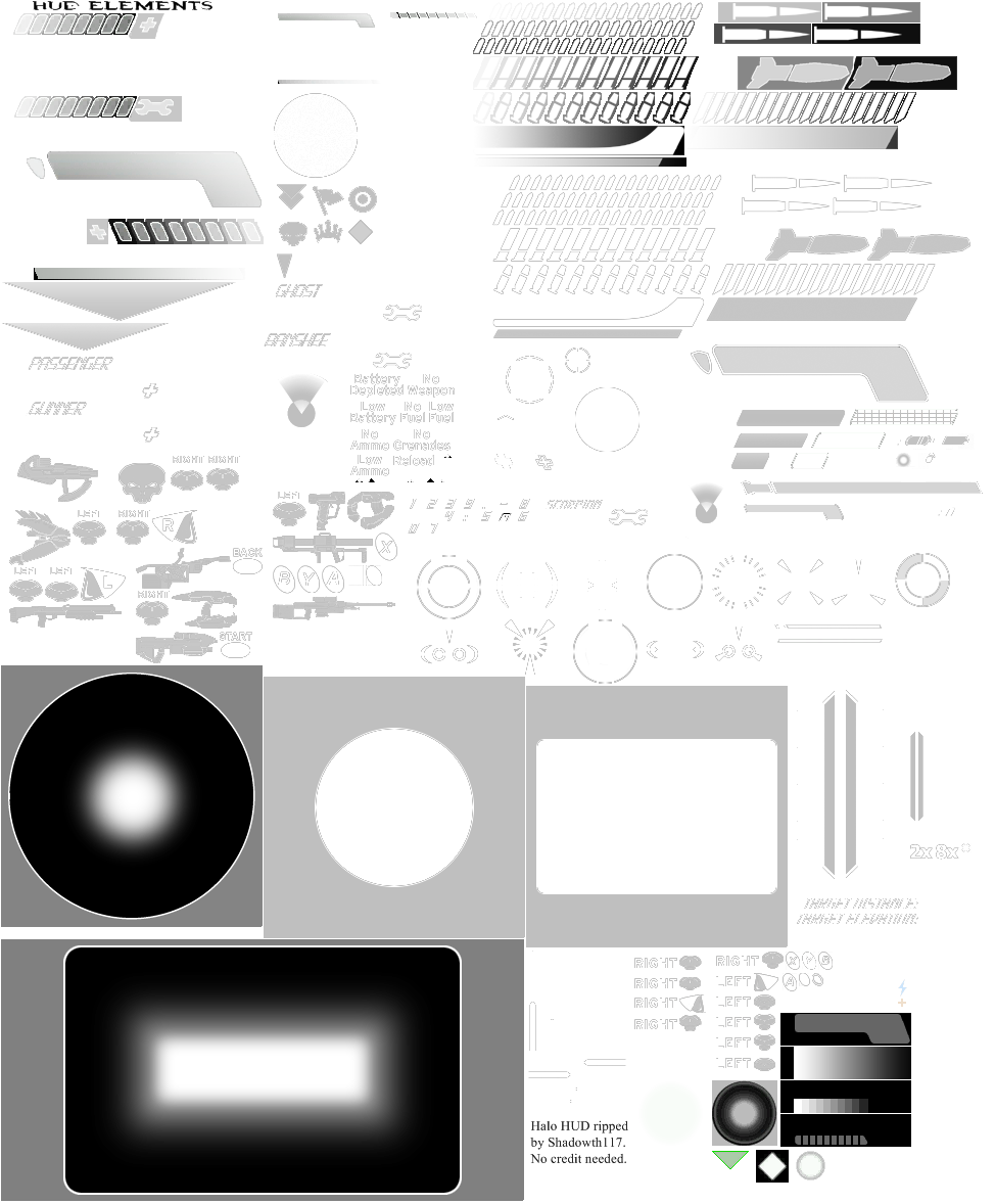 Halo - Combat Evolved - HUD Elements