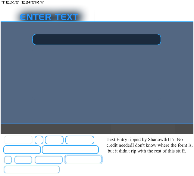 Text Entry