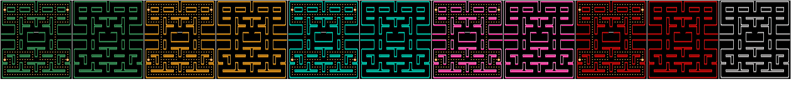 Pac-Man Plus (J2ME) - Mazes (176x220)