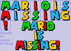 Mario is Missing! - Title