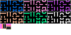 Super Pac-Man (Americas) - Tilesets