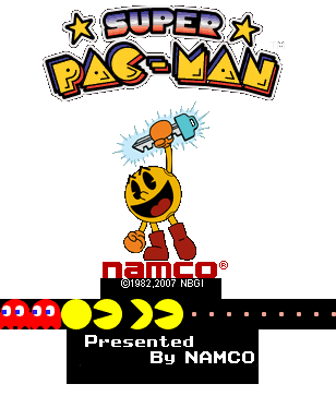 Super Pac-Man (Americas) - Title and Splash