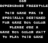 Game Boy Error Message