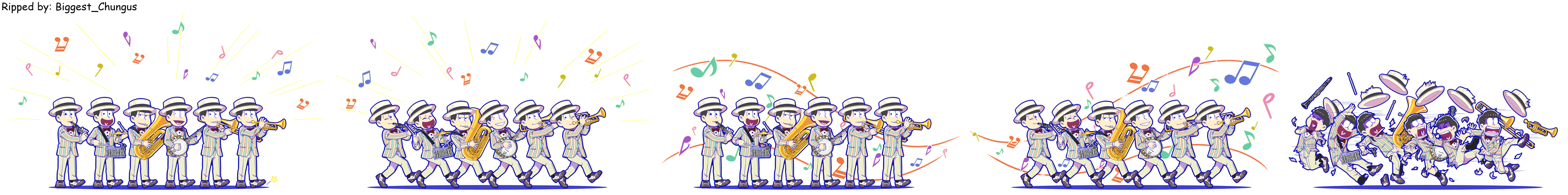 Osomatsu-san Hesokuri Wars: Battle of the NEETs - Dixieland Jazz Band