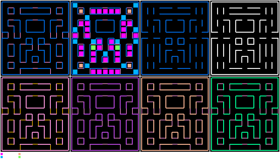 Super Pac-Man (Americas) - Mazes (Arcade, 240x320)