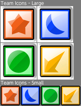 Advance Wars 1+2: Re-Boot Camp - Team Icons (Shaded)