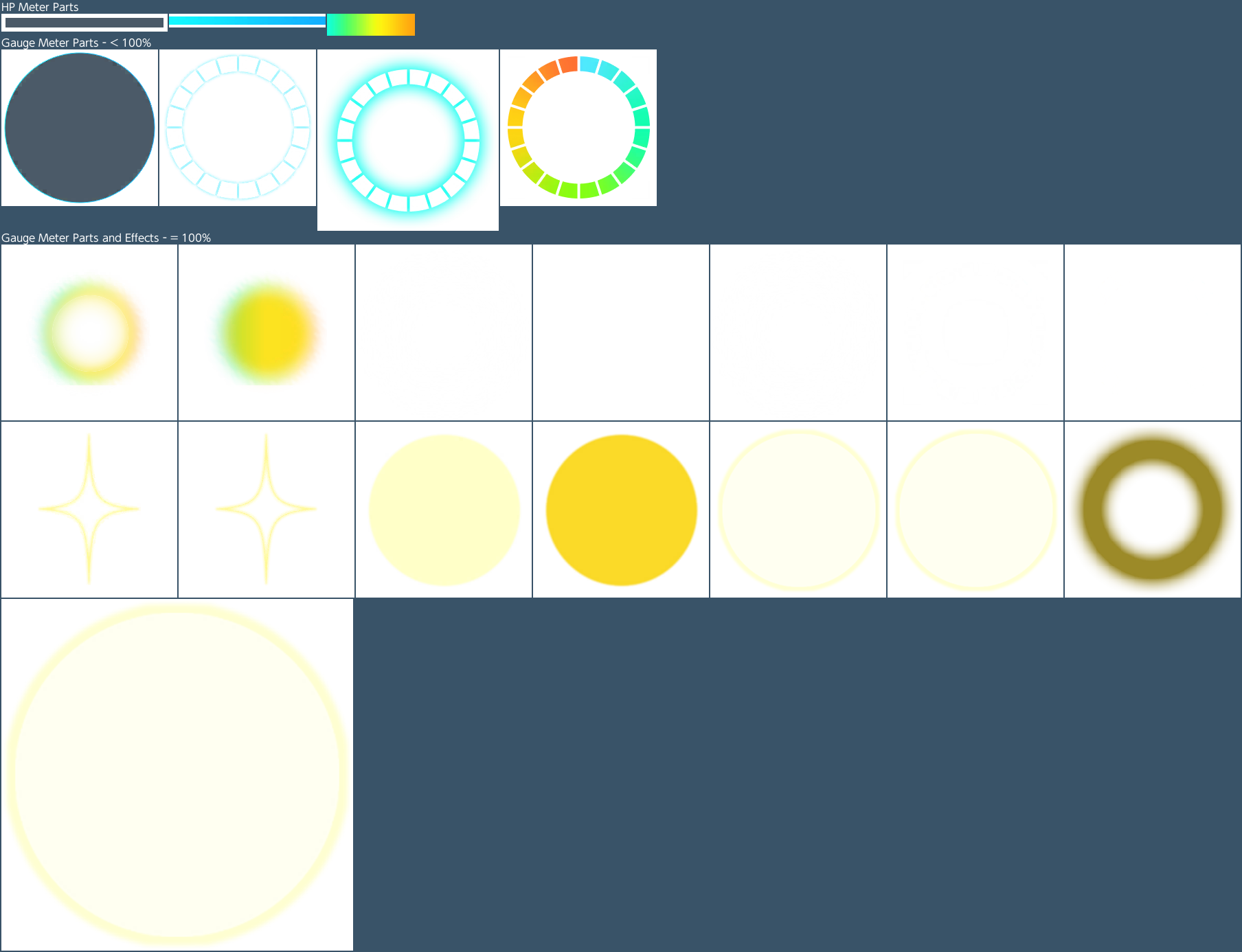 HP + Gauge Meter Parts