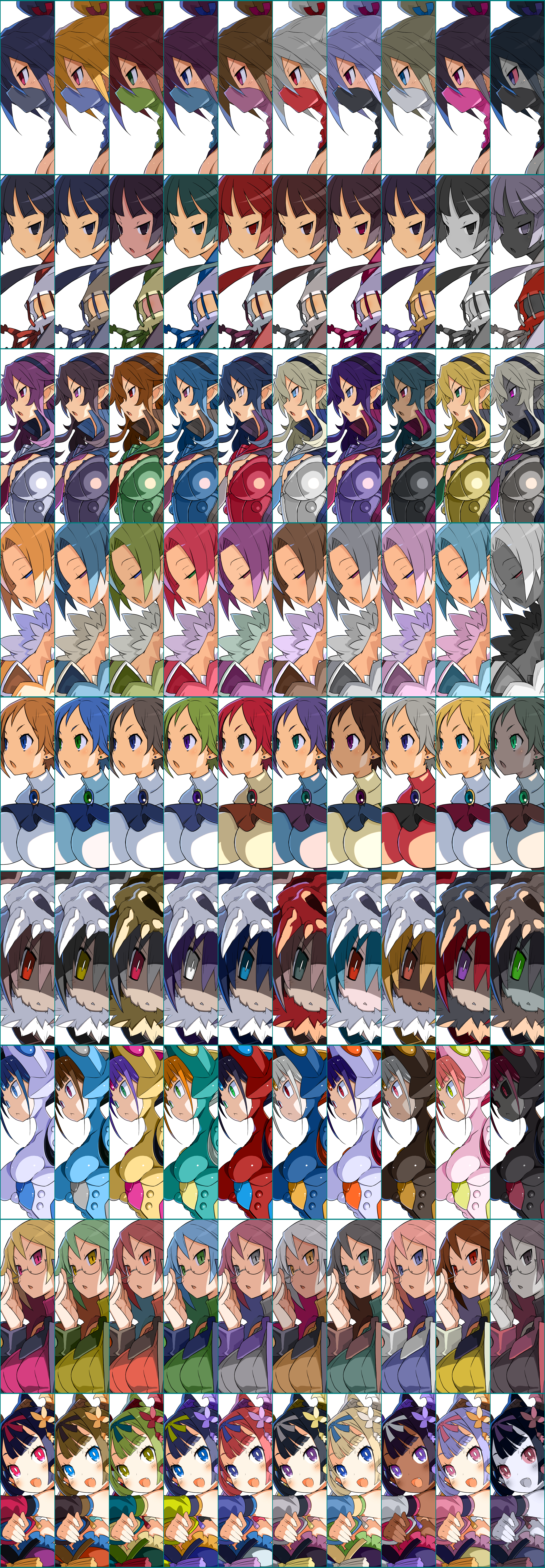 Disgaea 7: Vows of the Virtueless - Cut-In Portraits (Humanoid, Female, 2/2)