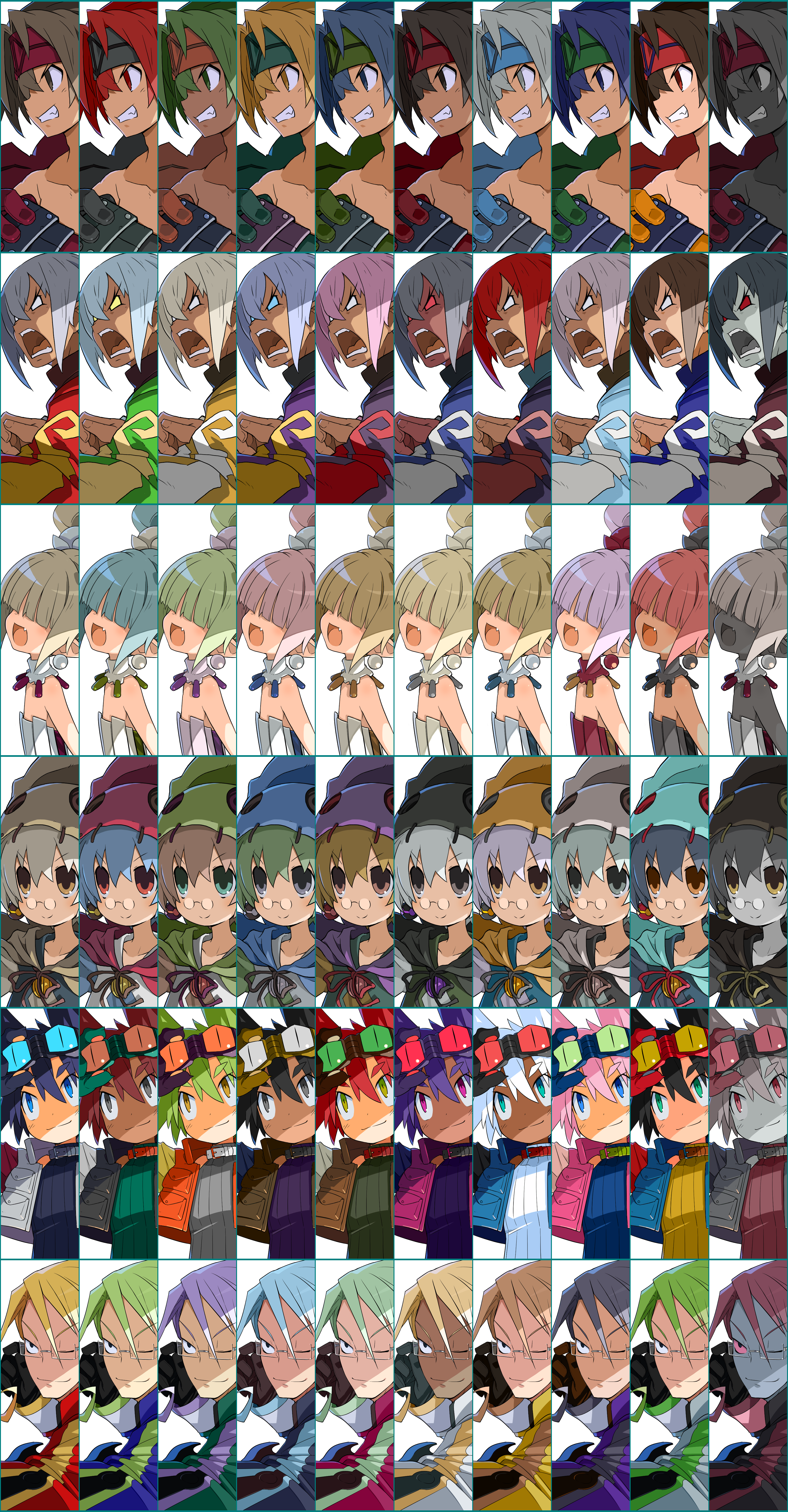 Disgaea 7: Vows of the Virtueless - Cut-In Portraits (Humanoid, Male, 1/2)