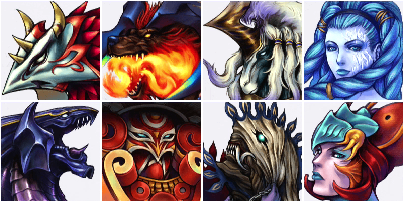 Aeon Menu Portraits