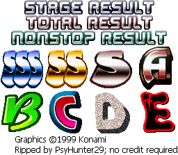 Dance Dance Revolution 3rdMIX - Results