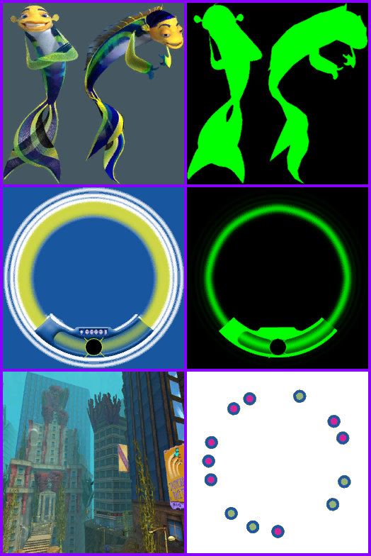 Shark Tale Projector Images