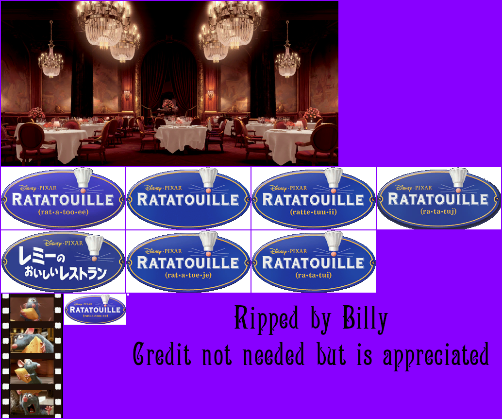 Ratatouille - Wii Menu Banner & Icon