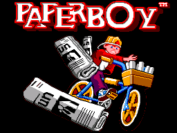 Paperboy - Title Screen
