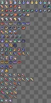 Pixel Inventory Icons