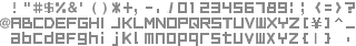 Metal Gear Solid: The Twin Snakes - Font