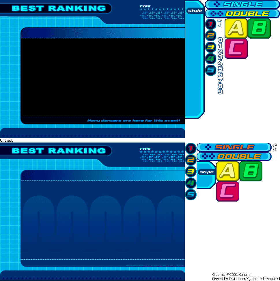 Dance Dance Revolution 5thMIX - Ranking