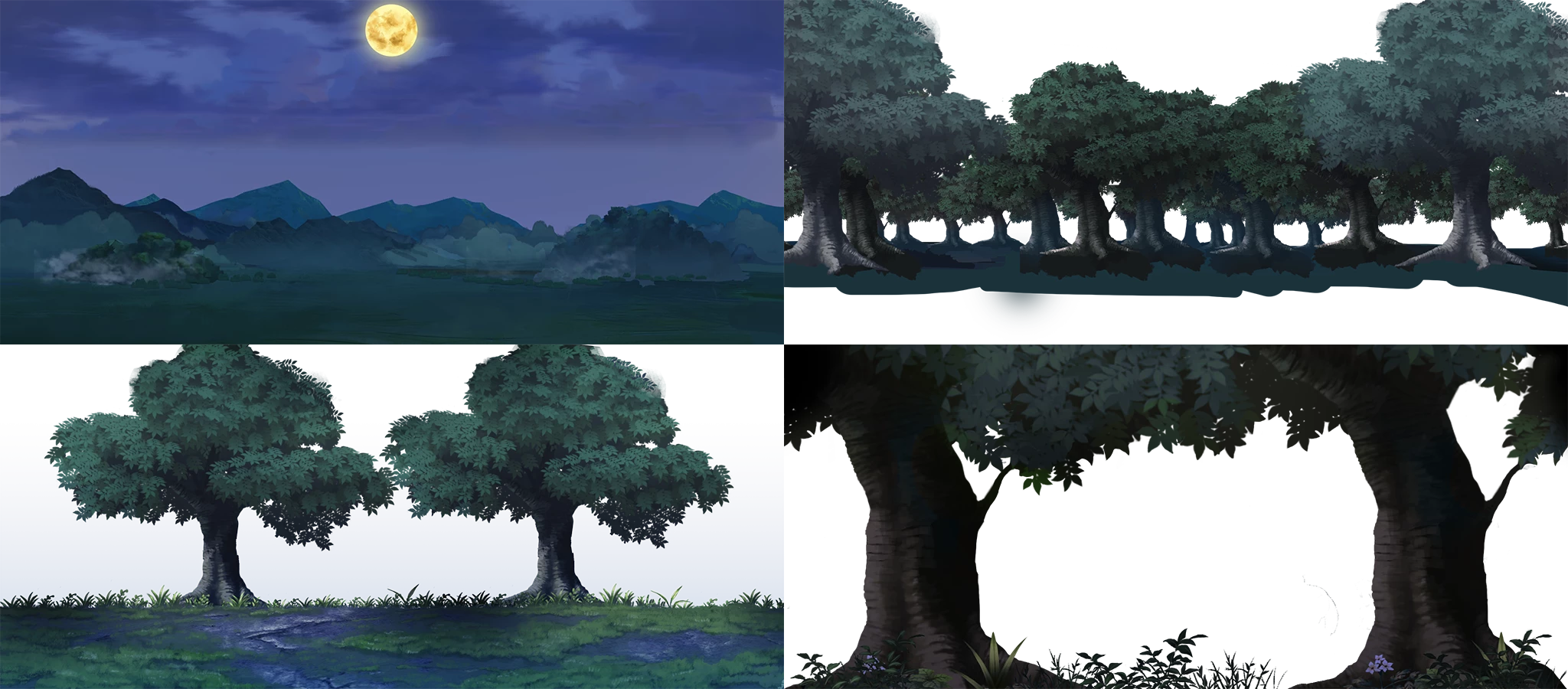 Plains (Night, Forest)