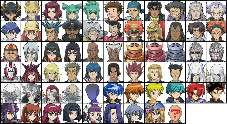Yu-Gi-Oh! 5D's Duel Transer - Character Icons