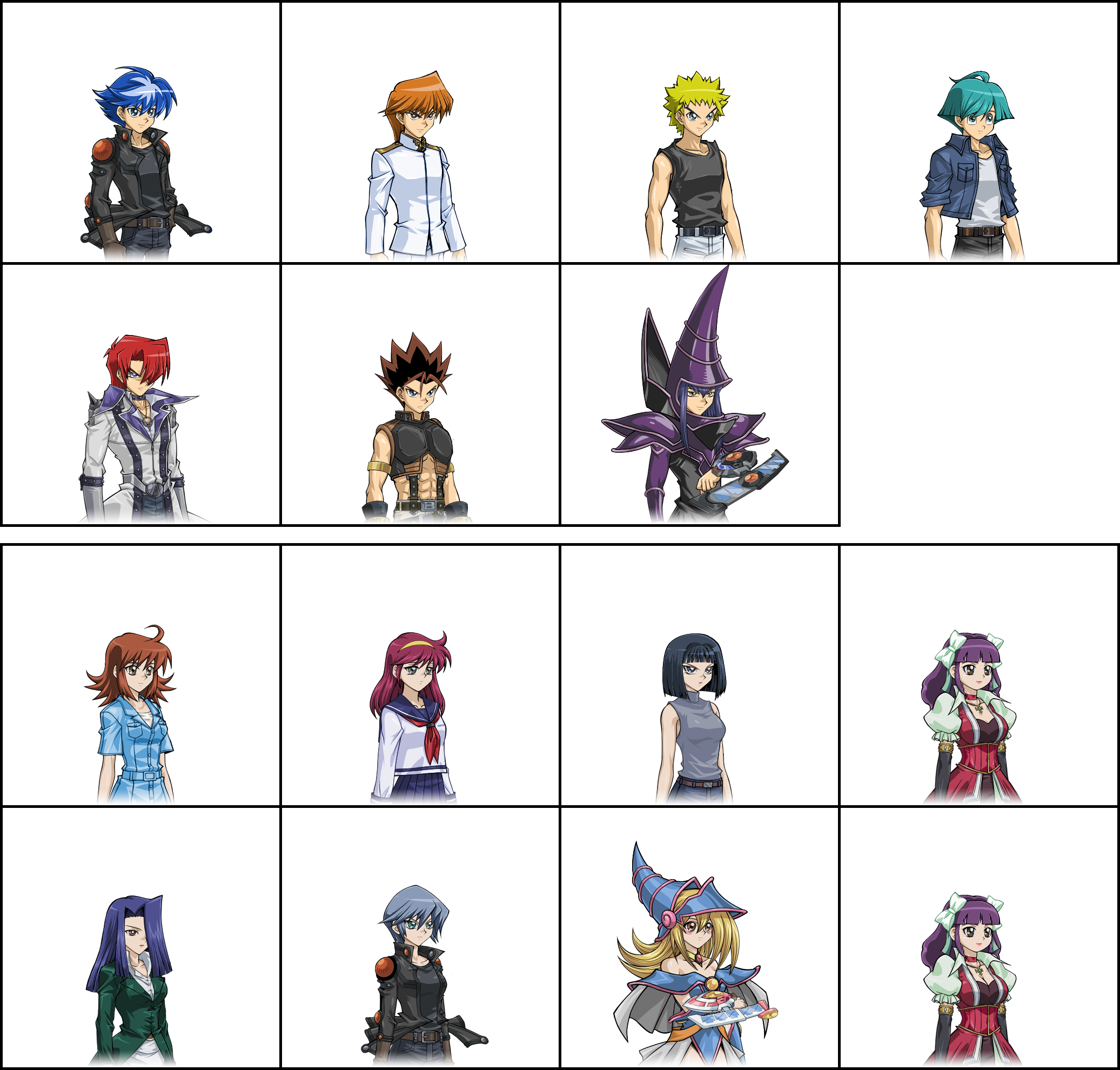 Yu-Gi-Oh! 5D's Duel Transer - Player Avatars