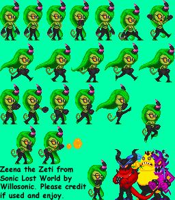 Sonic the Hedgehog Customs - Zeena
