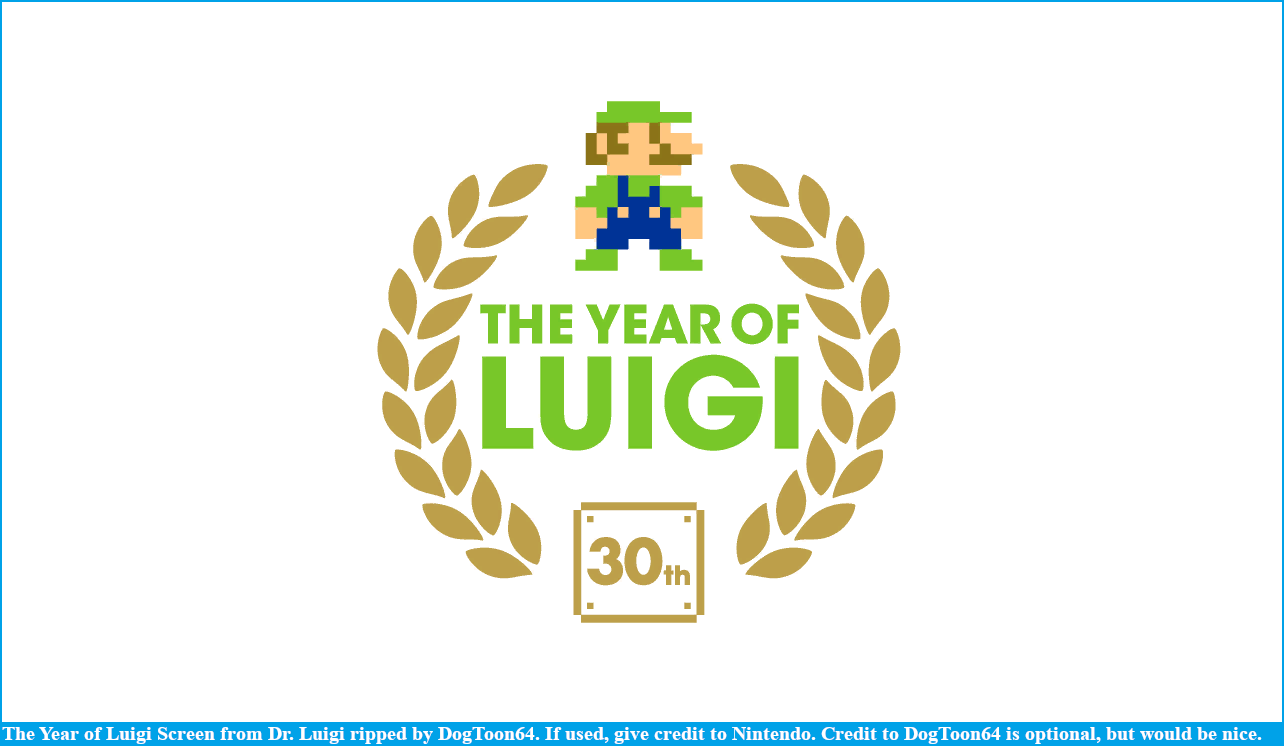 The Year of Luigi Screen