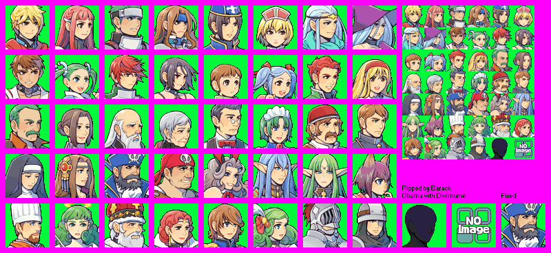 RPG Tsukuru DS / RPG Maker DS - Portraits