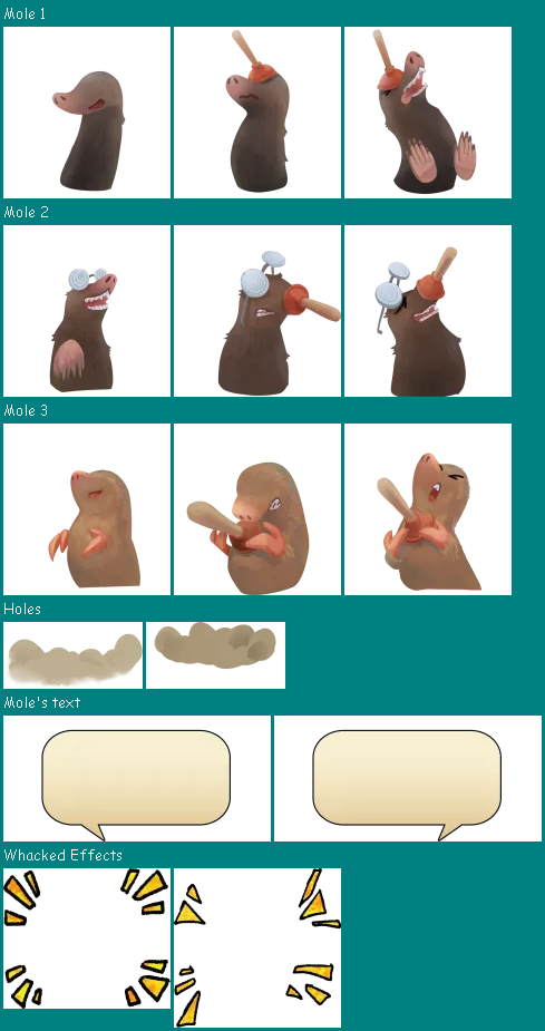 Wordwall Games - Moles