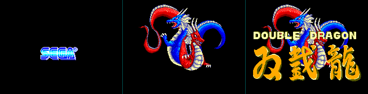 Double Dragon - Title Screen