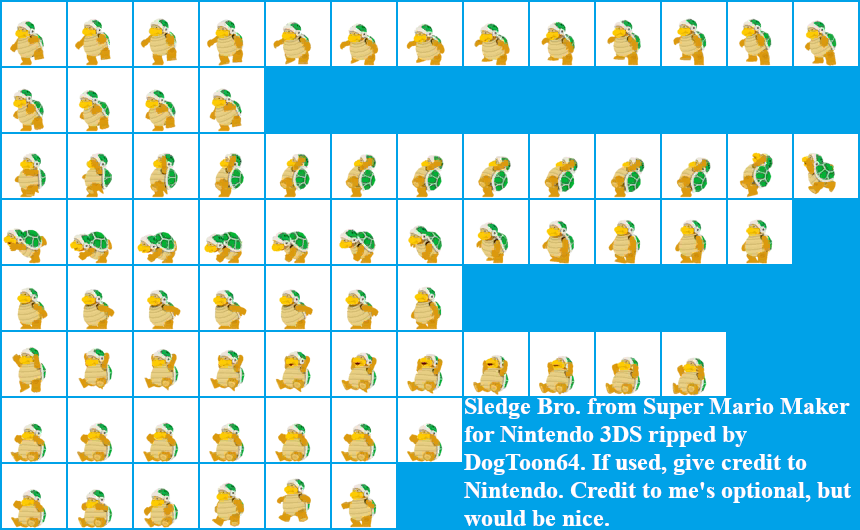 Super Mario Maker for Nintendo 3DS - Sledge Bro. (NSMBU)