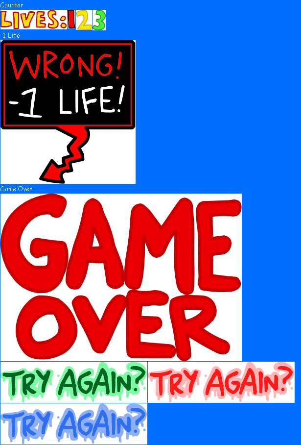 Lives and Game Over