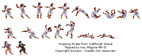 Cutthroat Island - Hopping Pirate