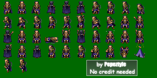 Final Fantasy 6 Customs - Cyan (Amano Design)