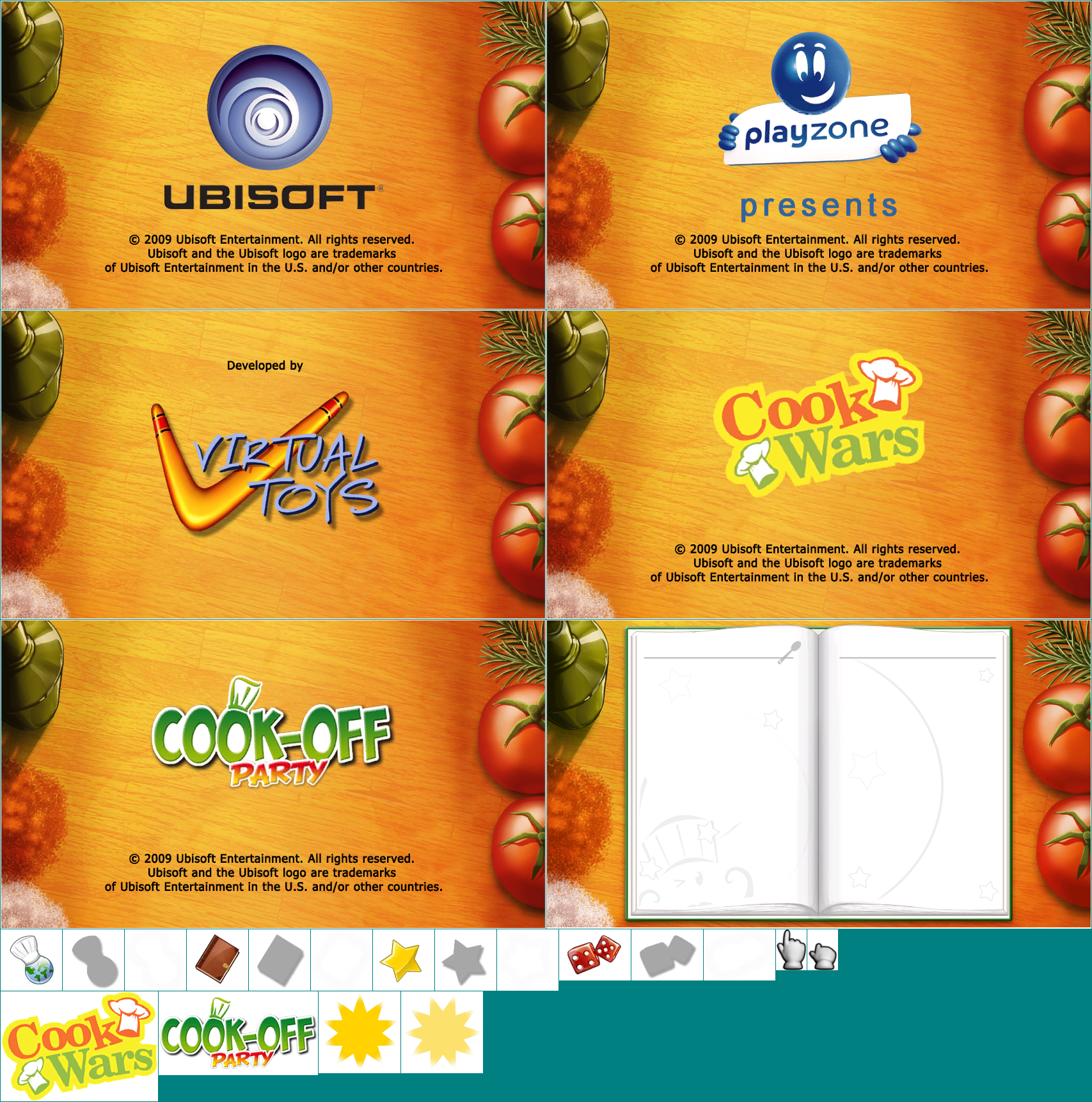 Cook Wars / Cook-off Party - Main Menu