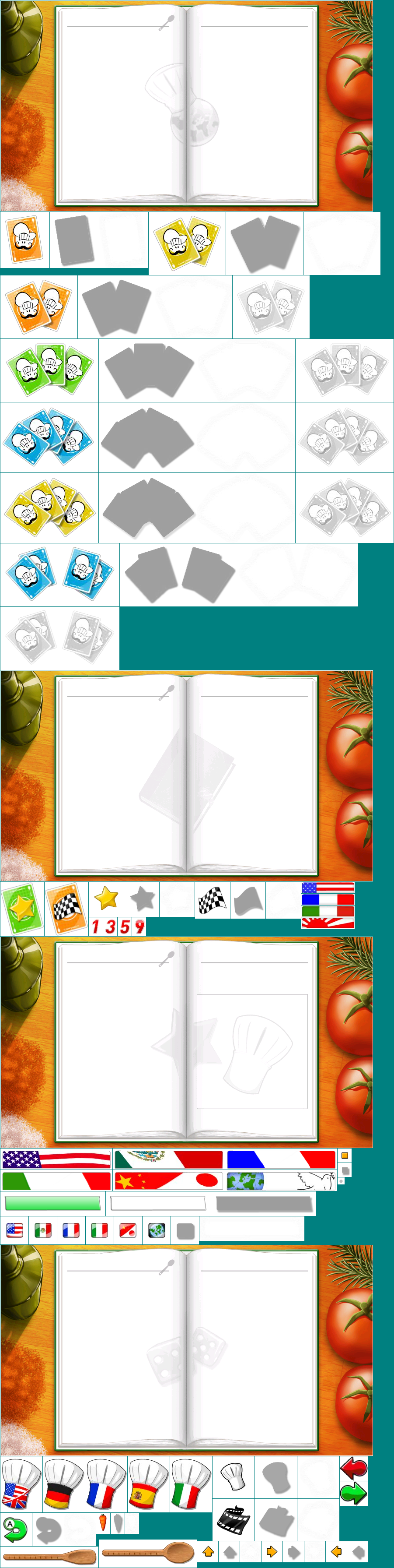 Cook Wars / Cook-off Party - Menus