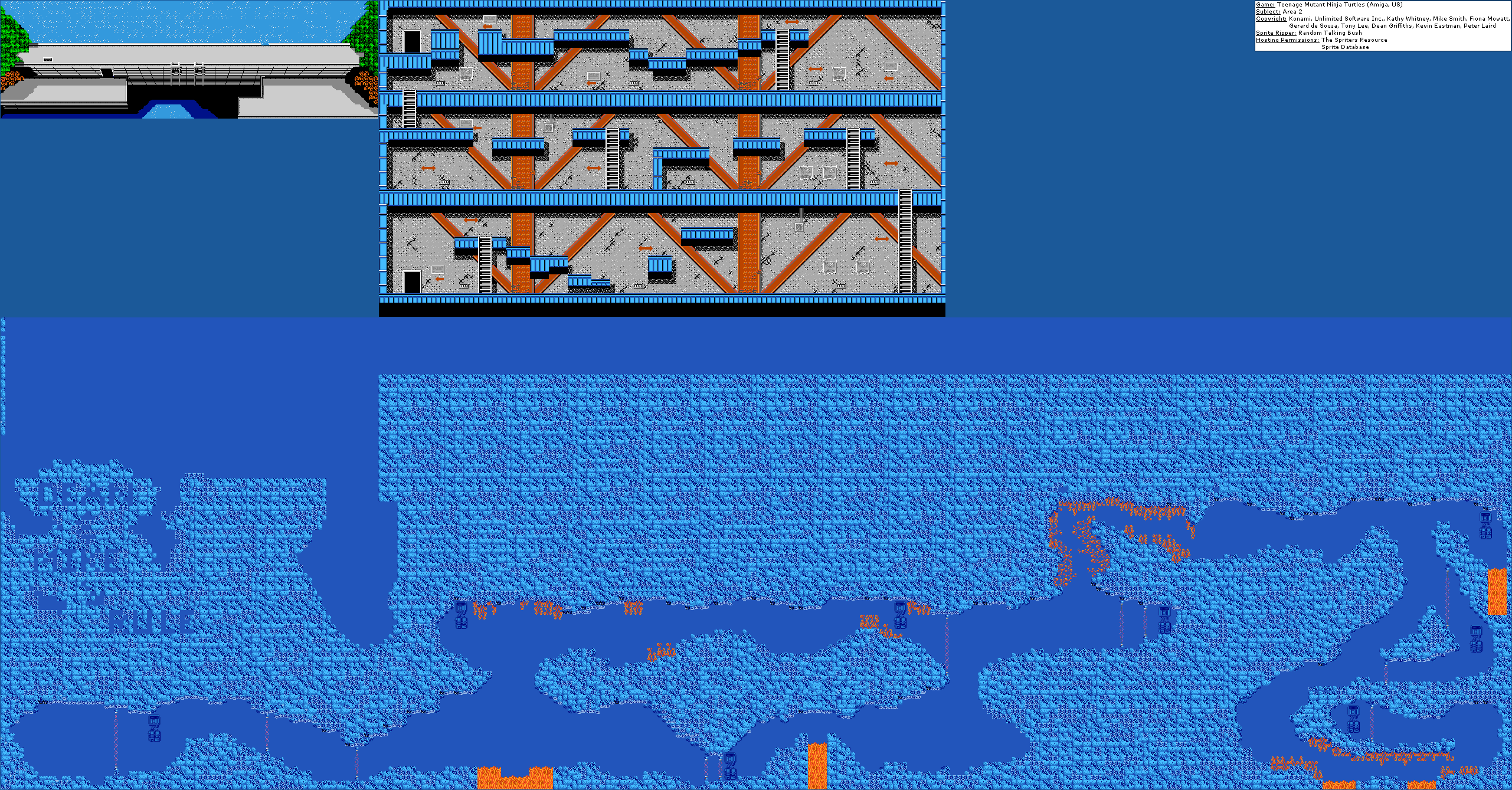 Teenage Mutant Ninja Turtles (USA) - Area 2