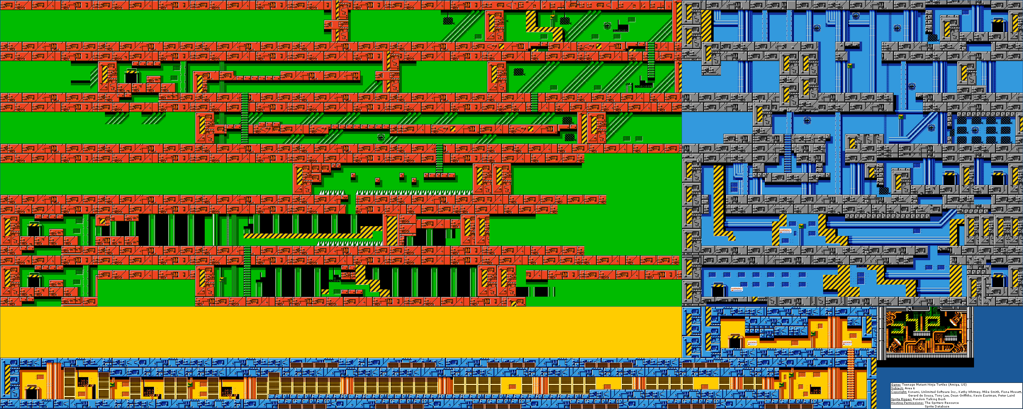 Teenage Mutant Ninja Turtles (USA) - Area 6