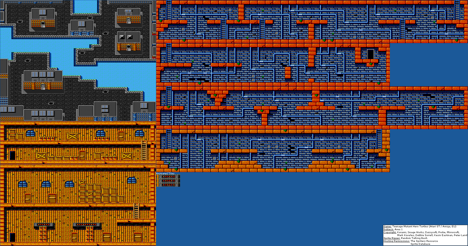 Teenage Mutant Hero Turtles - Area 1