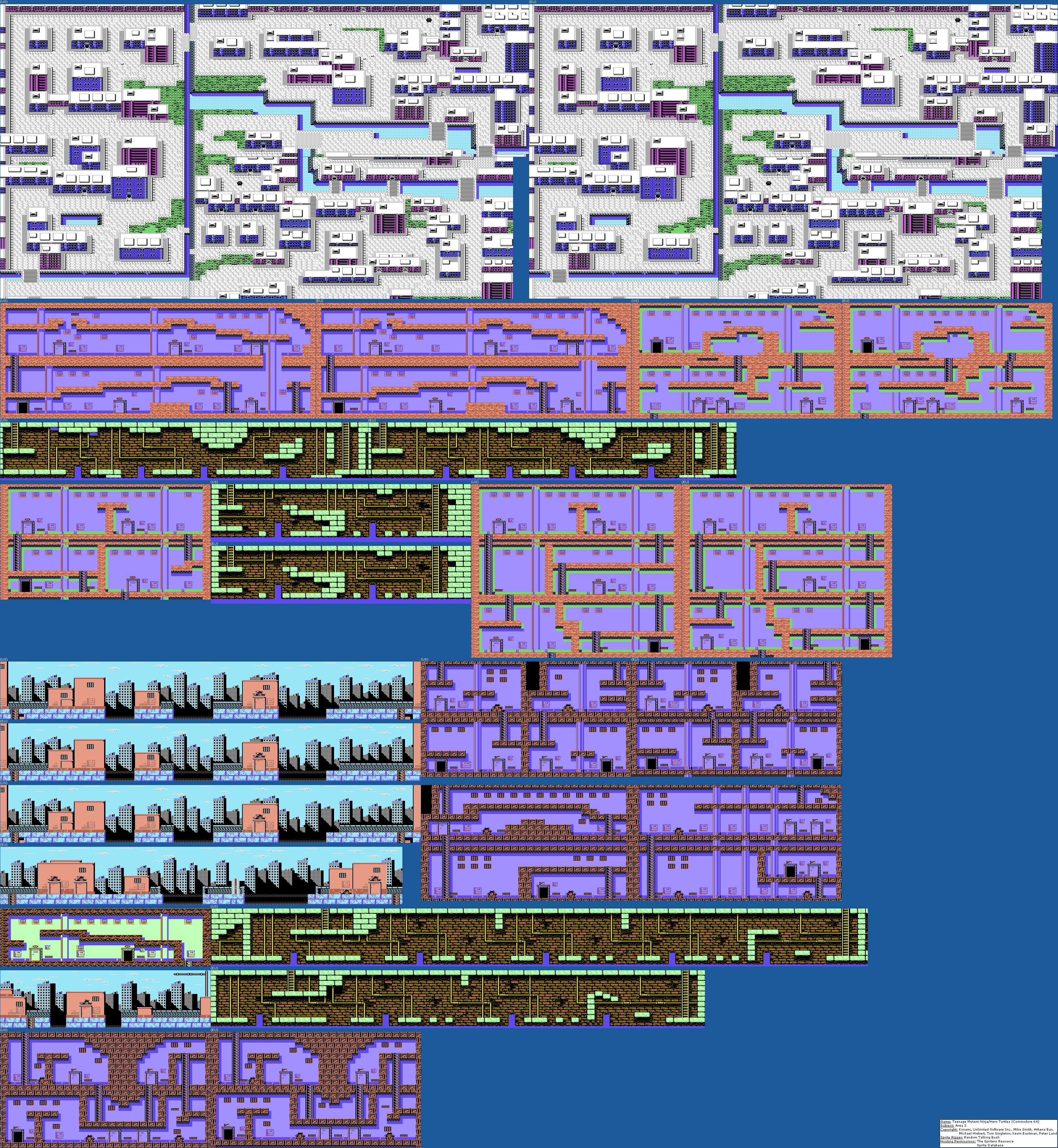 Teenage Mutant Ninja Turtles / Hero Turtles - Area 3