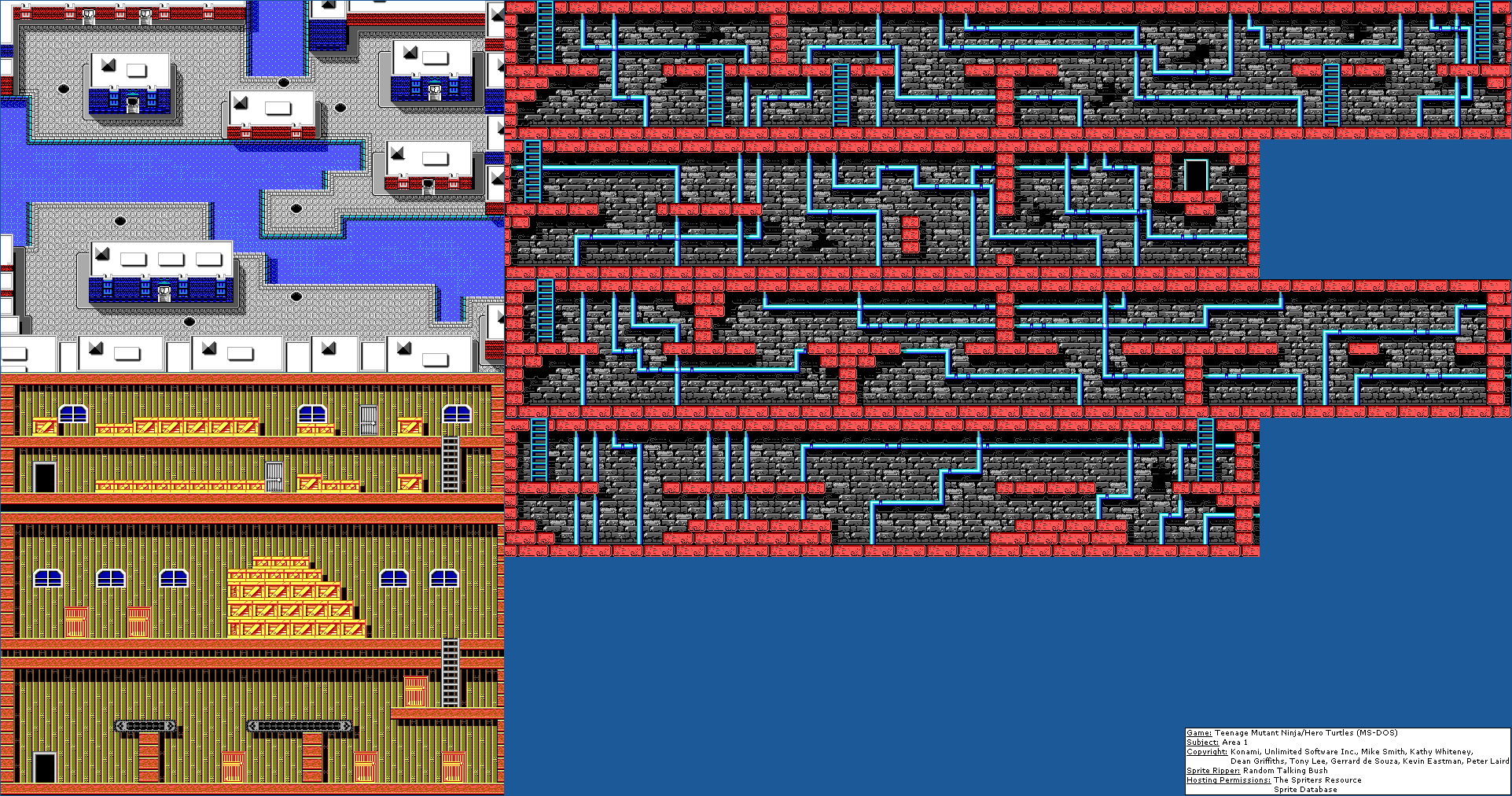 Teenage Mutant Ninja Turtles / Hero Turtles - Area 1