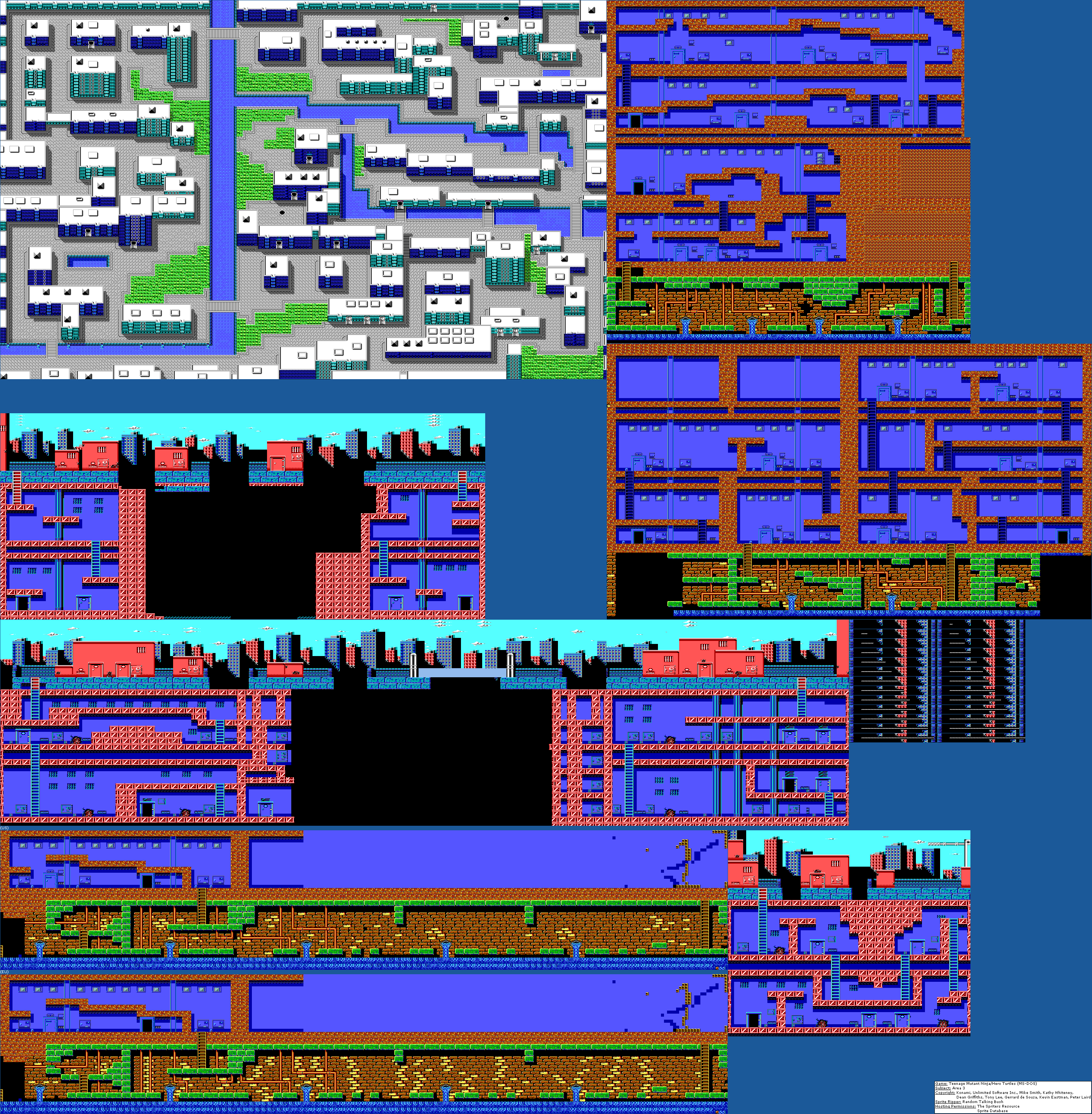 Teenage Mutant Ninja Turtles / Hero Turtles - Area 3