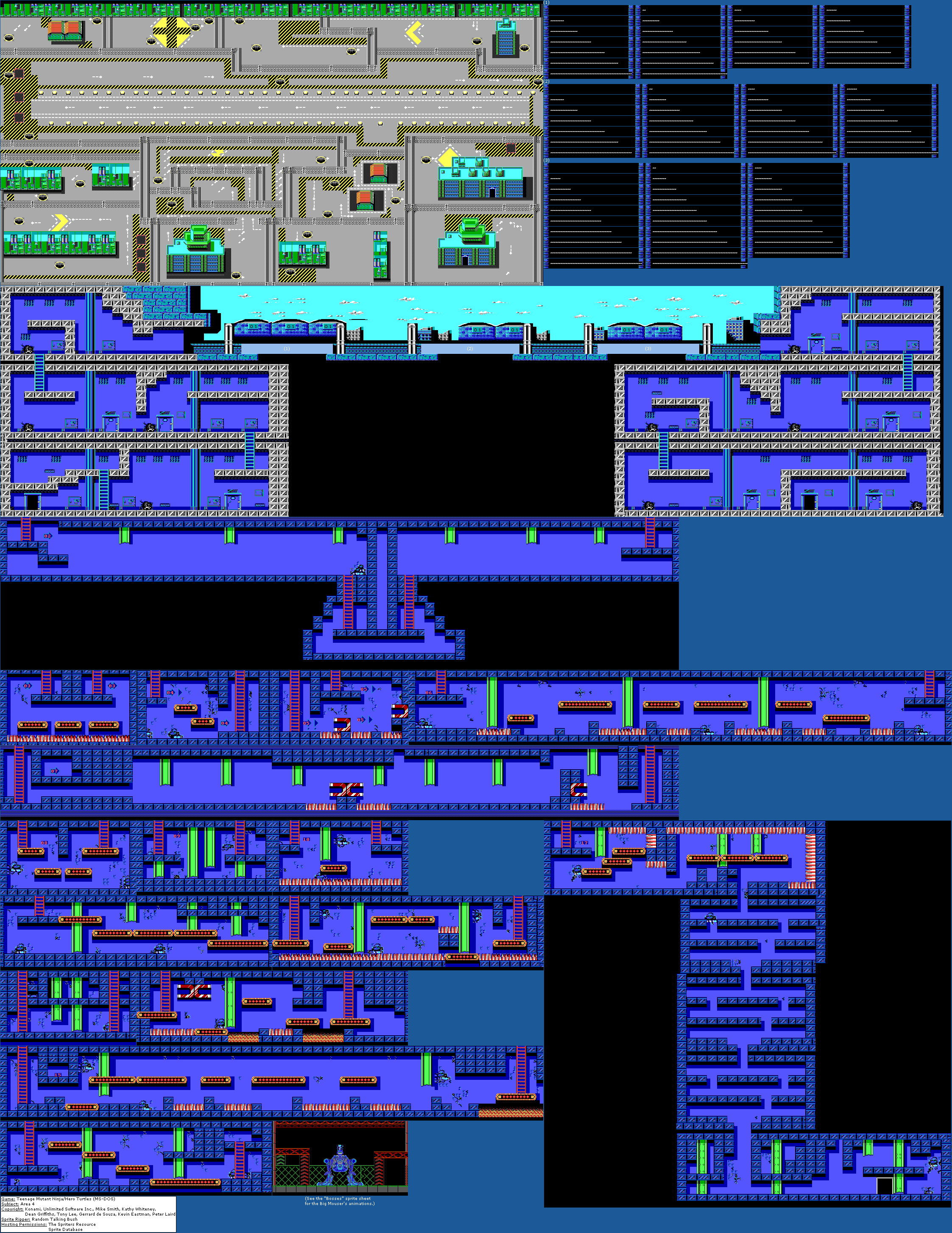 Teenage Mutant Ninja Turtles / Hero Turtles - Area 4