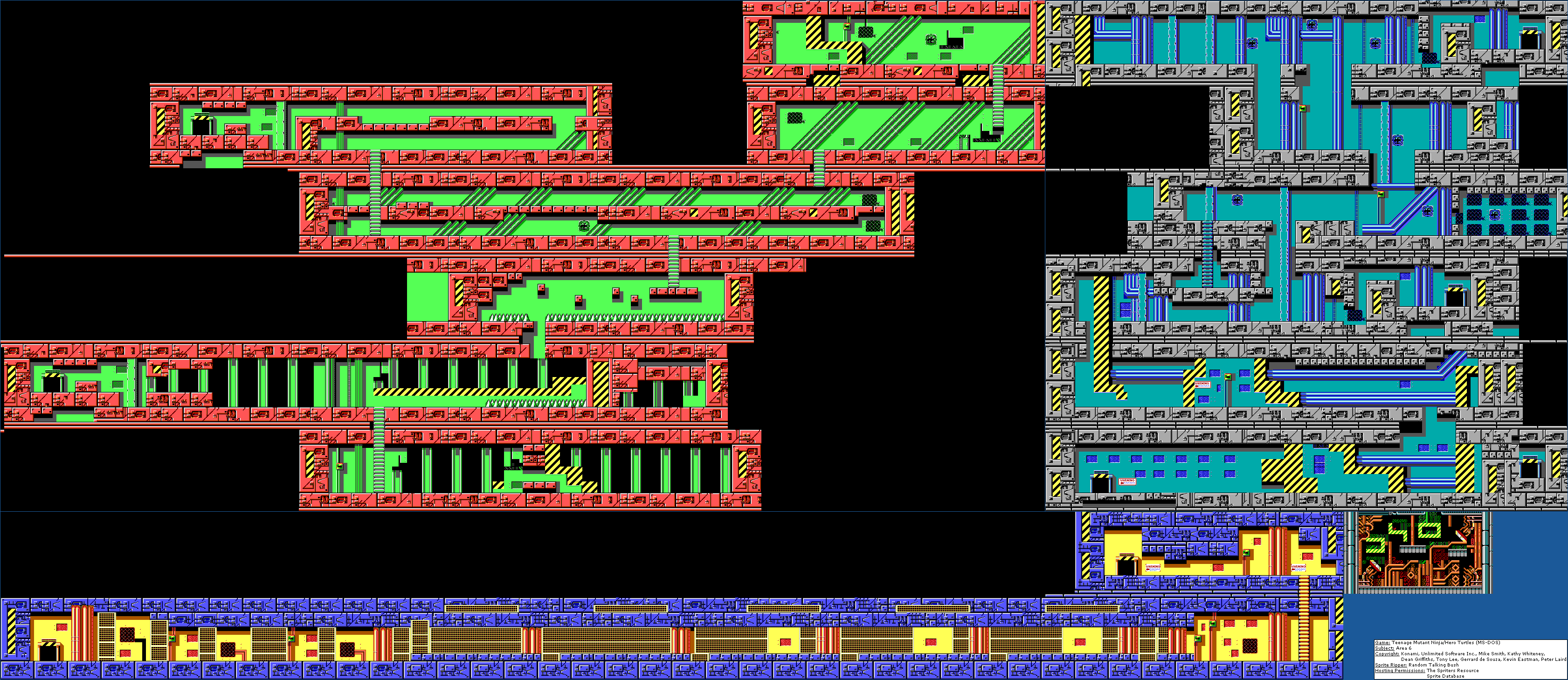 Teenage Mutant Ninja Turtles / Hero Turtles - Area 6