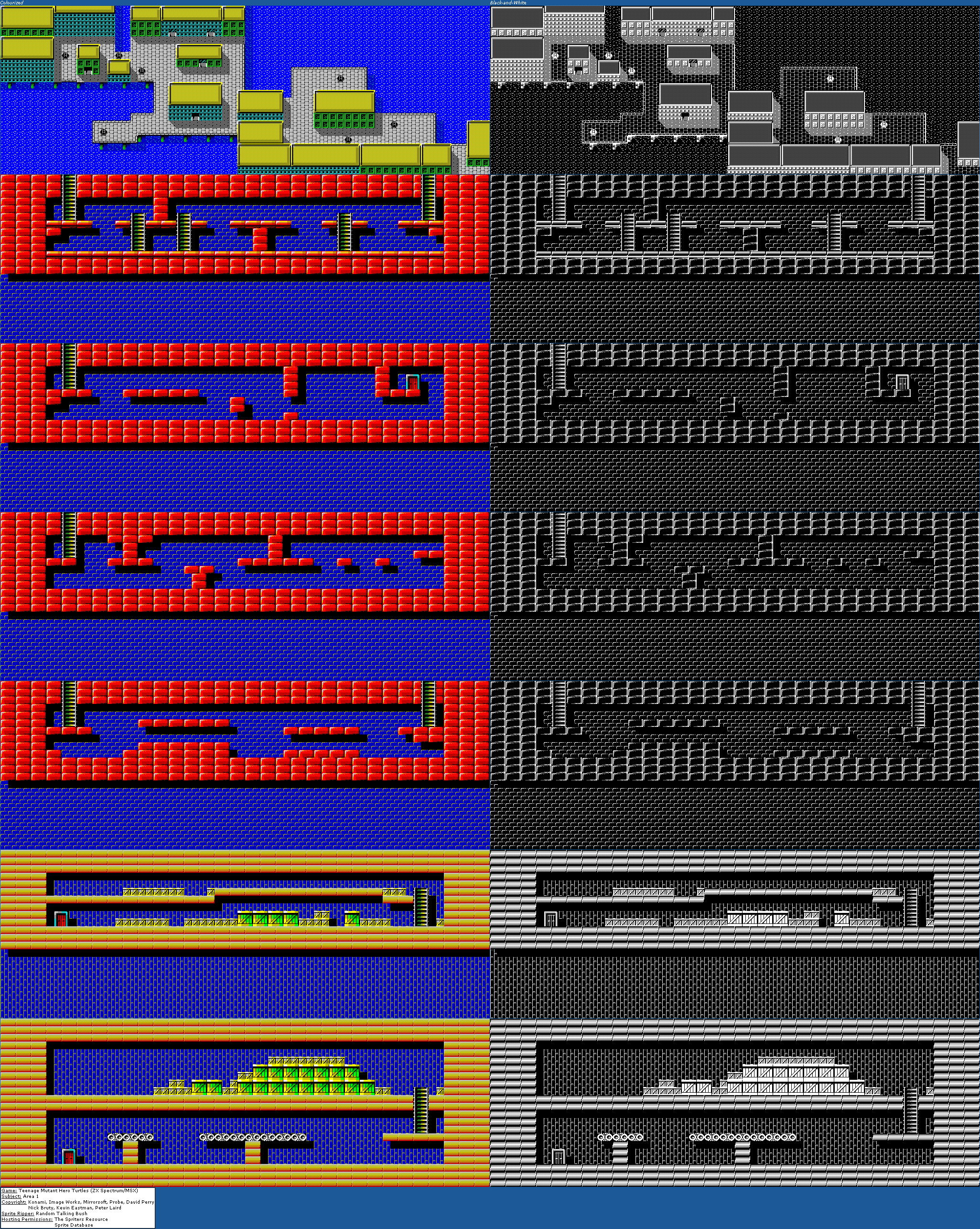 Teenage Mutant Hero Turtles - Area 1