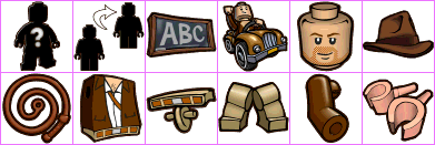 LEGO Indiana Jones: The Original Adventures - Character Creator Icons