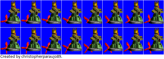 K. Rool's Mobile Island Fortress (Donkey Kong SNES-Style)