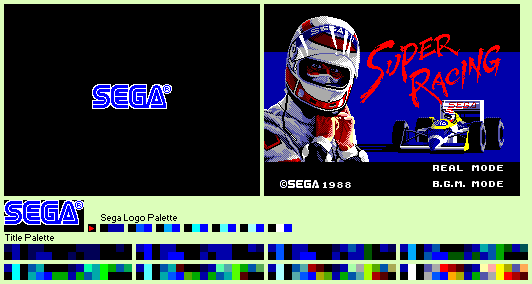 Title Screen & Sega Logo